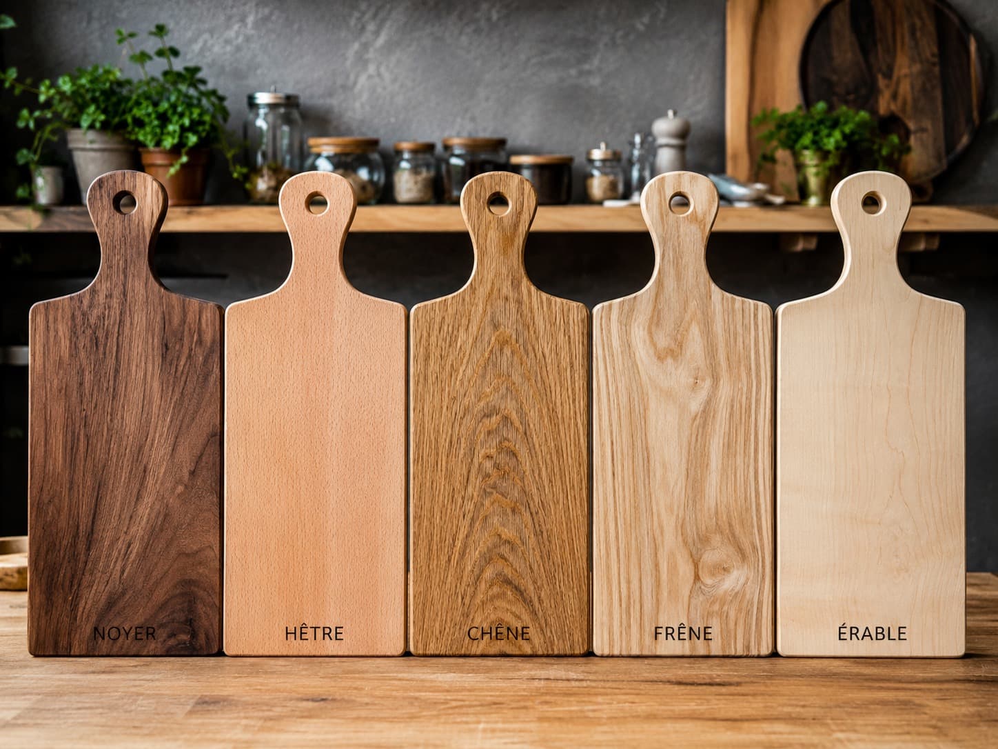 Quel bois choisir pour une planche à découper ? Noyer, hêtre, chêne, frêne, érable : le comparatif